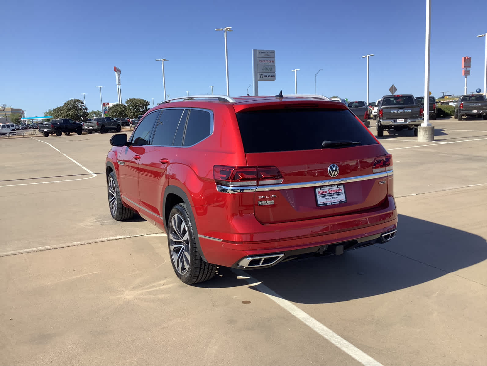 Used Car 2022 Volkswagen Atlas  3.6l V6 Sel Premium R-line For Sale Under $40,000 In Waco, Texas
