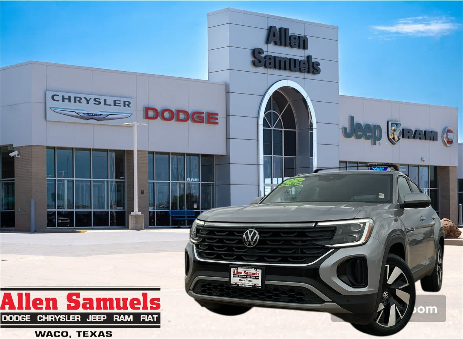 Used Car 2024 Volkswagen Atlas Cross Sport  2.0t Se W/technology For Sale Under $30,000 In Waco, Texas