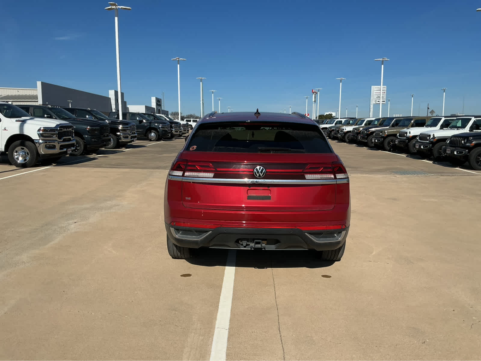 used 2024 Volkswagen Atlas Cross Sport car, priced at $28,450