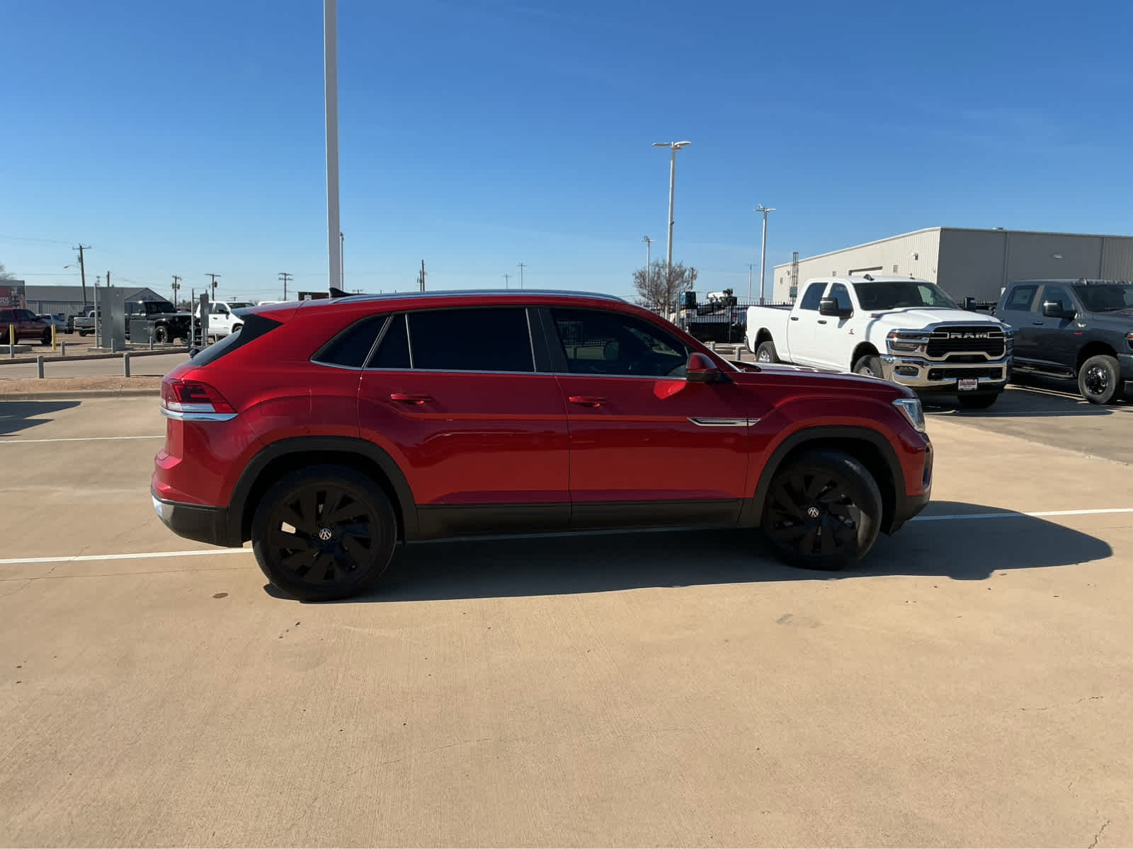 used 2024 Volkswagen Atlas Cross Sport car, priced at $28,450