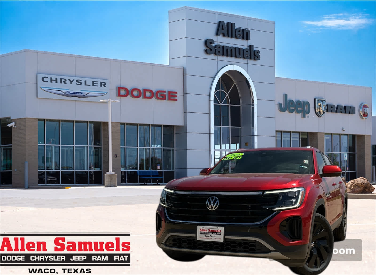 Used Car 2024 Volkswagen Atlas Cross Sport  2.0t Se W/technology For Sale Under $30,000 In Waco, Texas