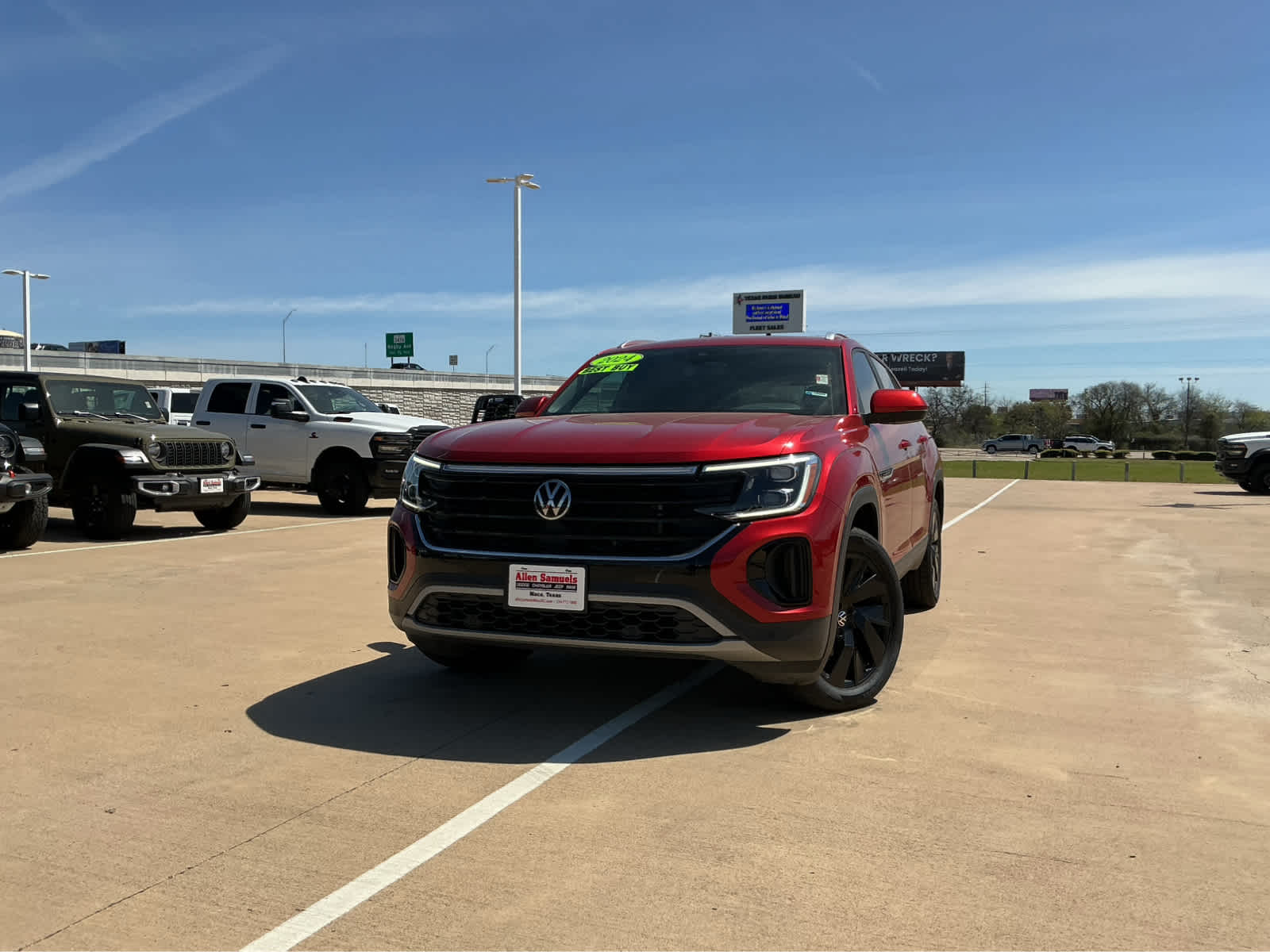 Used Car 2024 Volkswagen Atlas Cross Sport  2.0t Se W/technology For Sale Under $30,000 In Waco, Texas