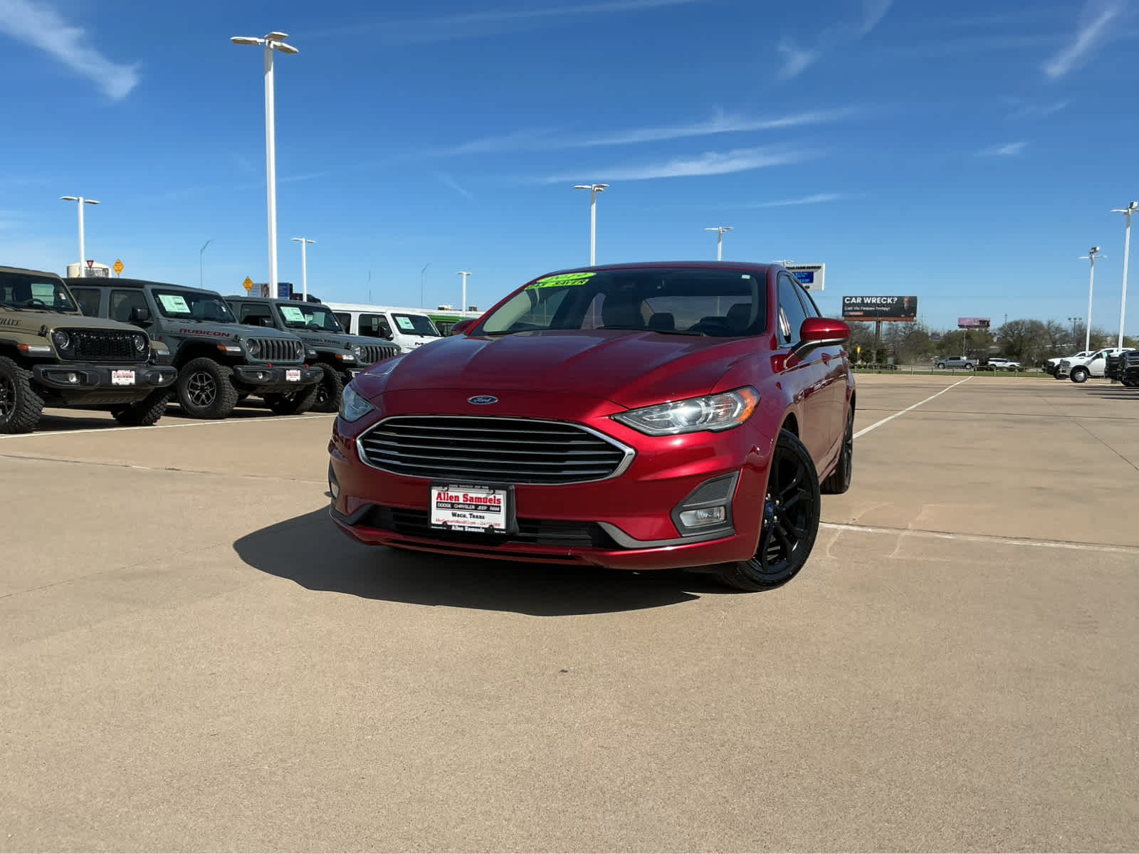 Used Car 2019 Ford Fusion  Se For Sale Under $15,000 In Waco, Texas