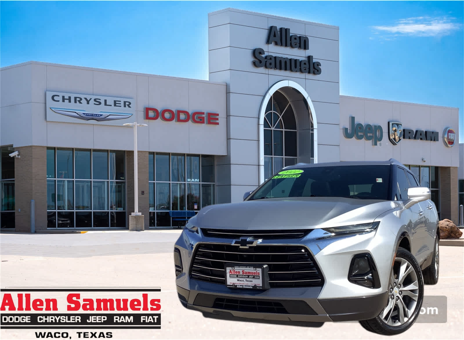 Used Car 2022 Chevrolet Blazer  Premier For Sale Under $30,000 In Waco, Texas