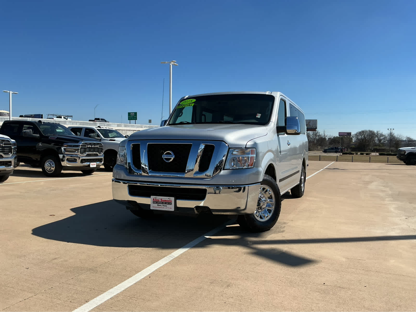 Used Car 2018 Nissan Nv Passenger  Nv3500 Hd Sv For Sale Under $30,000 In Waco, Texas