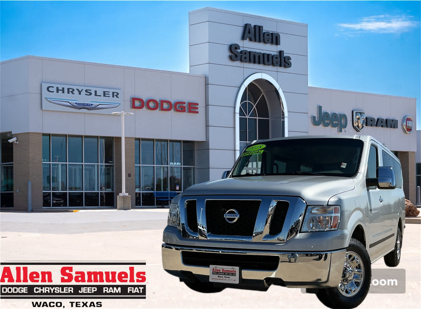 Used Car 2018 Nissan Nv Passenger  Nv3500 Hd Sv For Sale Under $30,000 In Waco, Texas