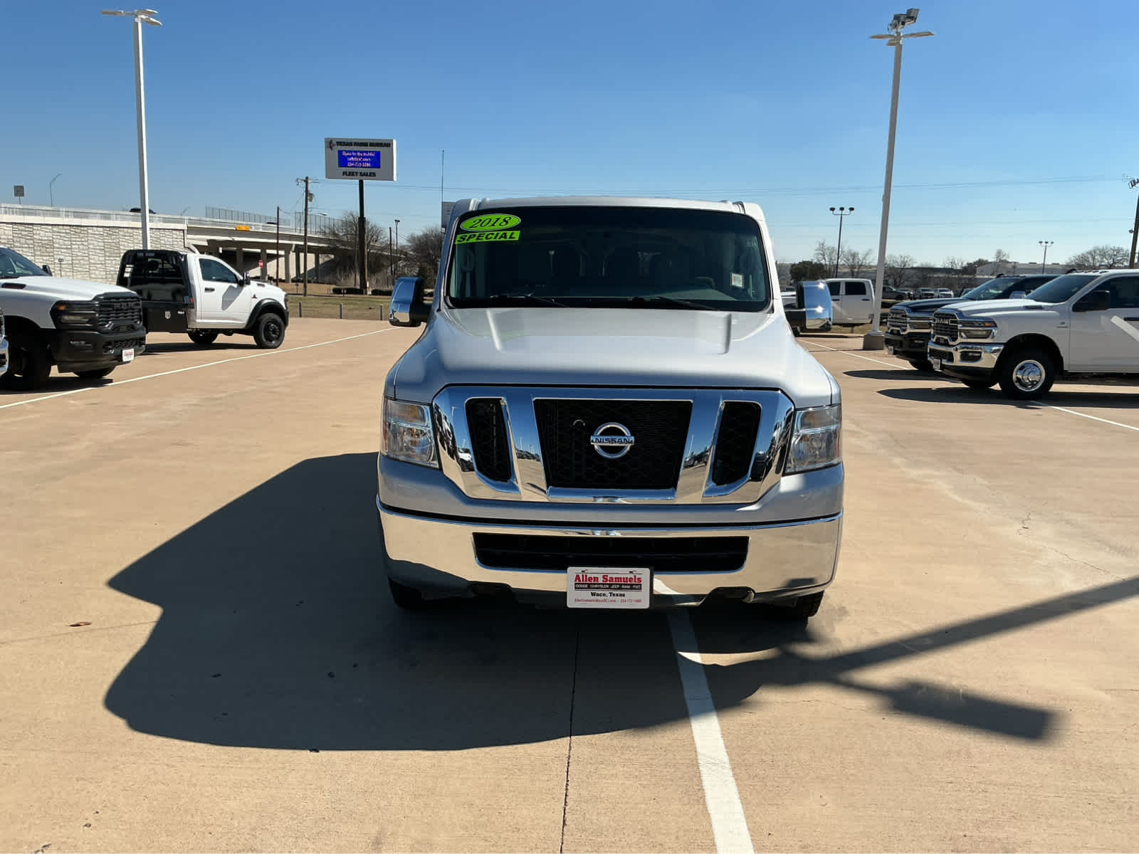 Used Car 2018 Nissan Nv Passenger  Nv3500 Hd Sv For Sale Under $30,000 In Waco, Texas