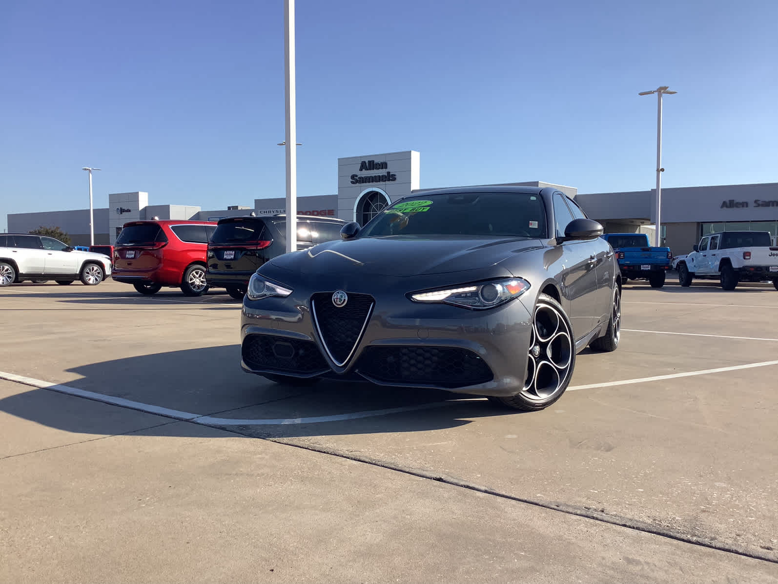 Used Car 2022 Alfa Romeo Giulia  Ti For Sale Under $35,000 In Waco, Texas