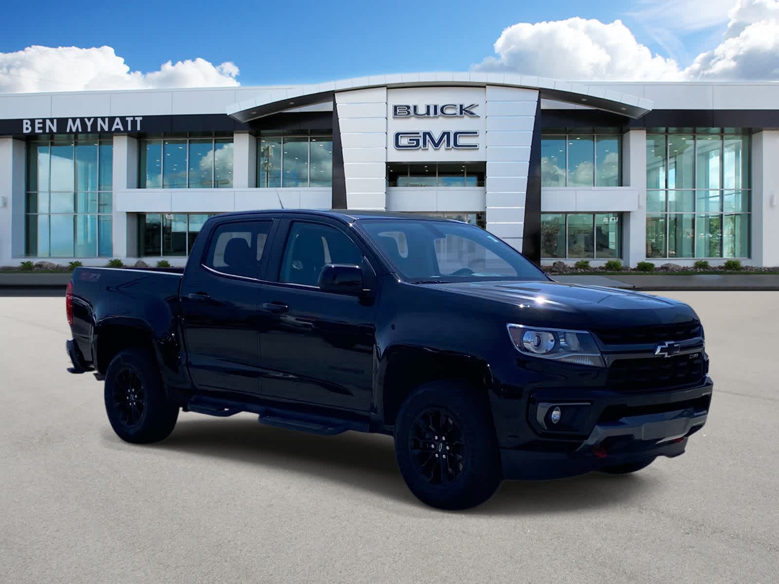 Black 2022 Chevrolet Colorado Z71 Crew Cab 4WD Pickup Truck Four-Wheel Drive 8-Speed Automatic