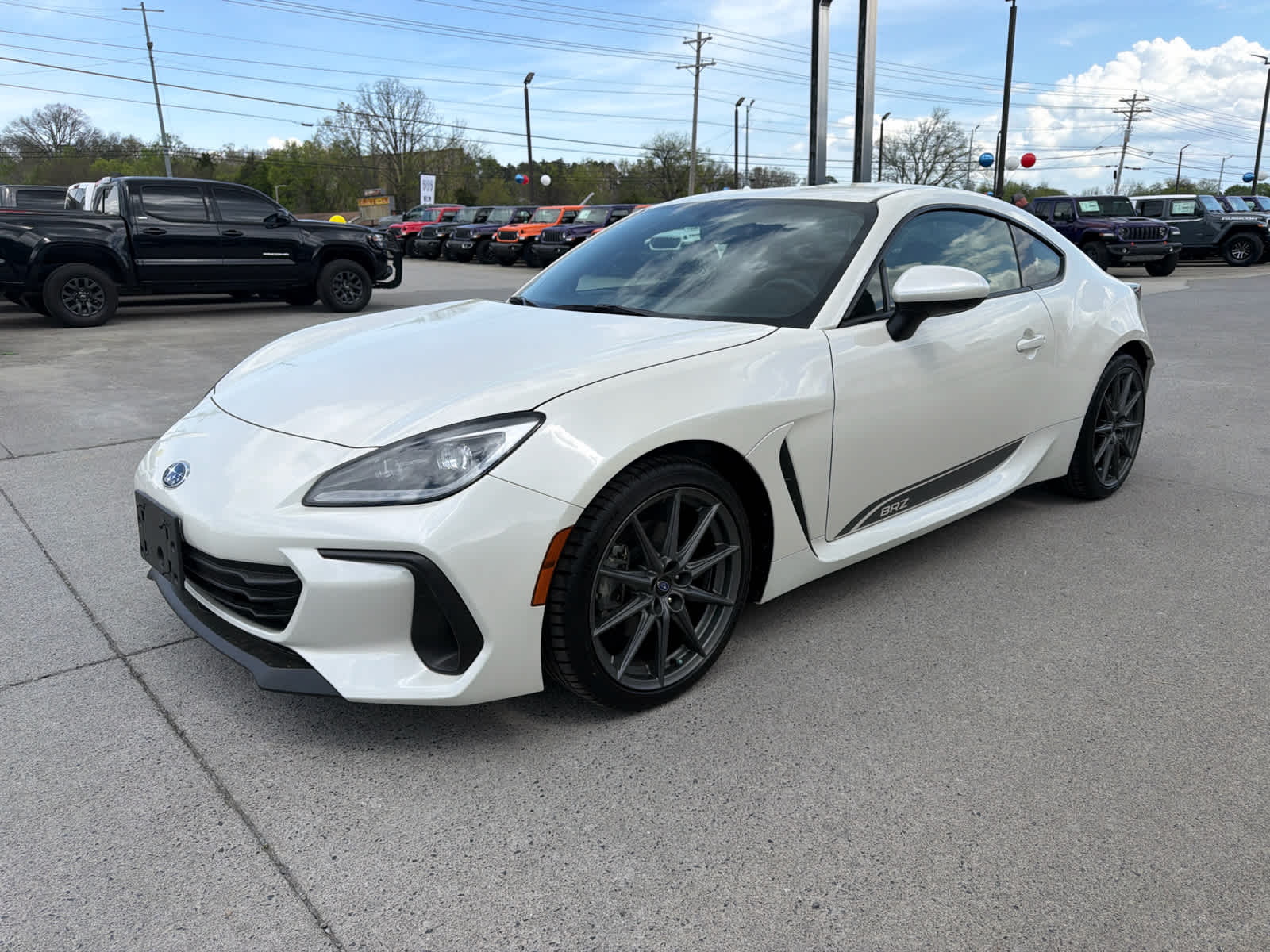 Crystal White Pearl 2024 Subaru BRZ Limited RWD Coupe Rear-Wheel Drive 6-Speed Manual