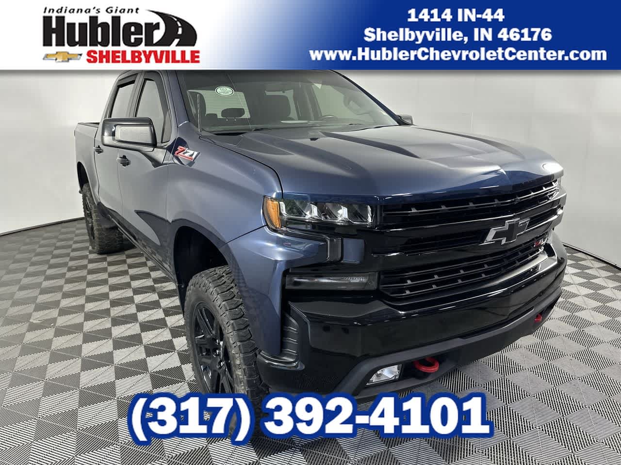 Northsky Blue Metallic 2022 Chevrolet Silverado 1500 Pickup Truck Four-Wheel Drive Automatic