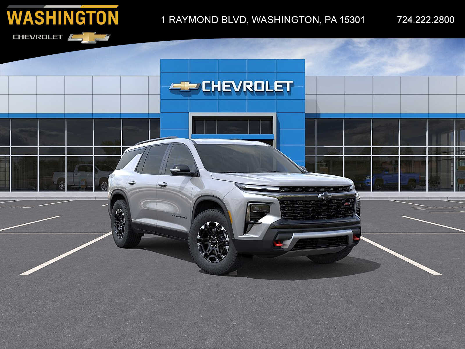 Sterling Gray Metallic 2027 Chevrolet Traverse SUV / Crossover Four-Wheel Drive 8-Speed Automatic