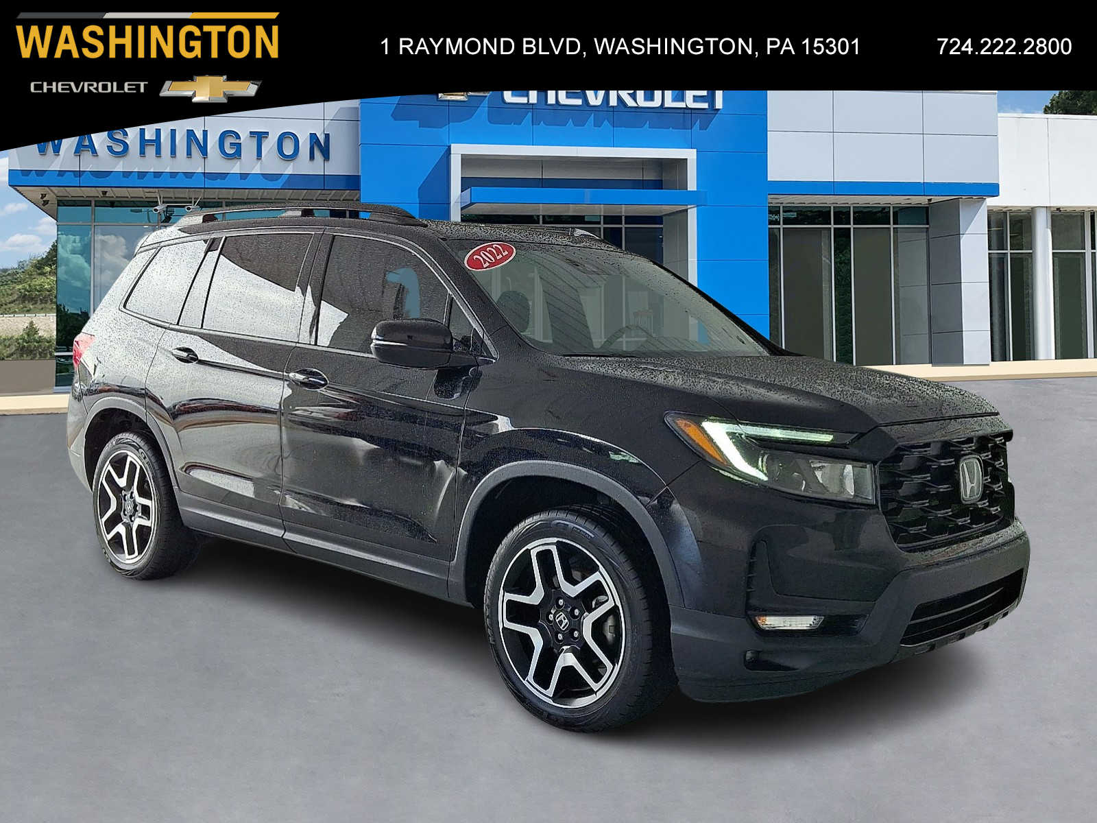 Crystal Black Pearl 2022 Honda Passport Elite AWD SUV / Crossover All-Wheel Drive 9-Speed Automatic