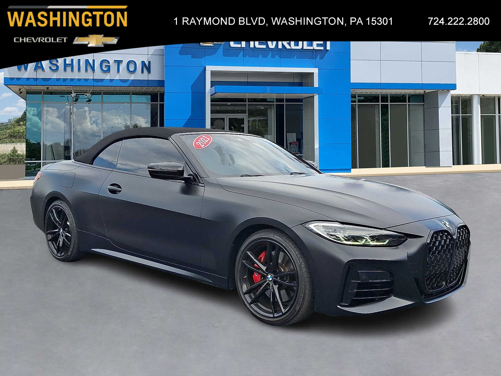 Black Sapphire Metallic 2021 BMW 4 Series Convertible Rear-Wheel Drive 8-Speed Automatic