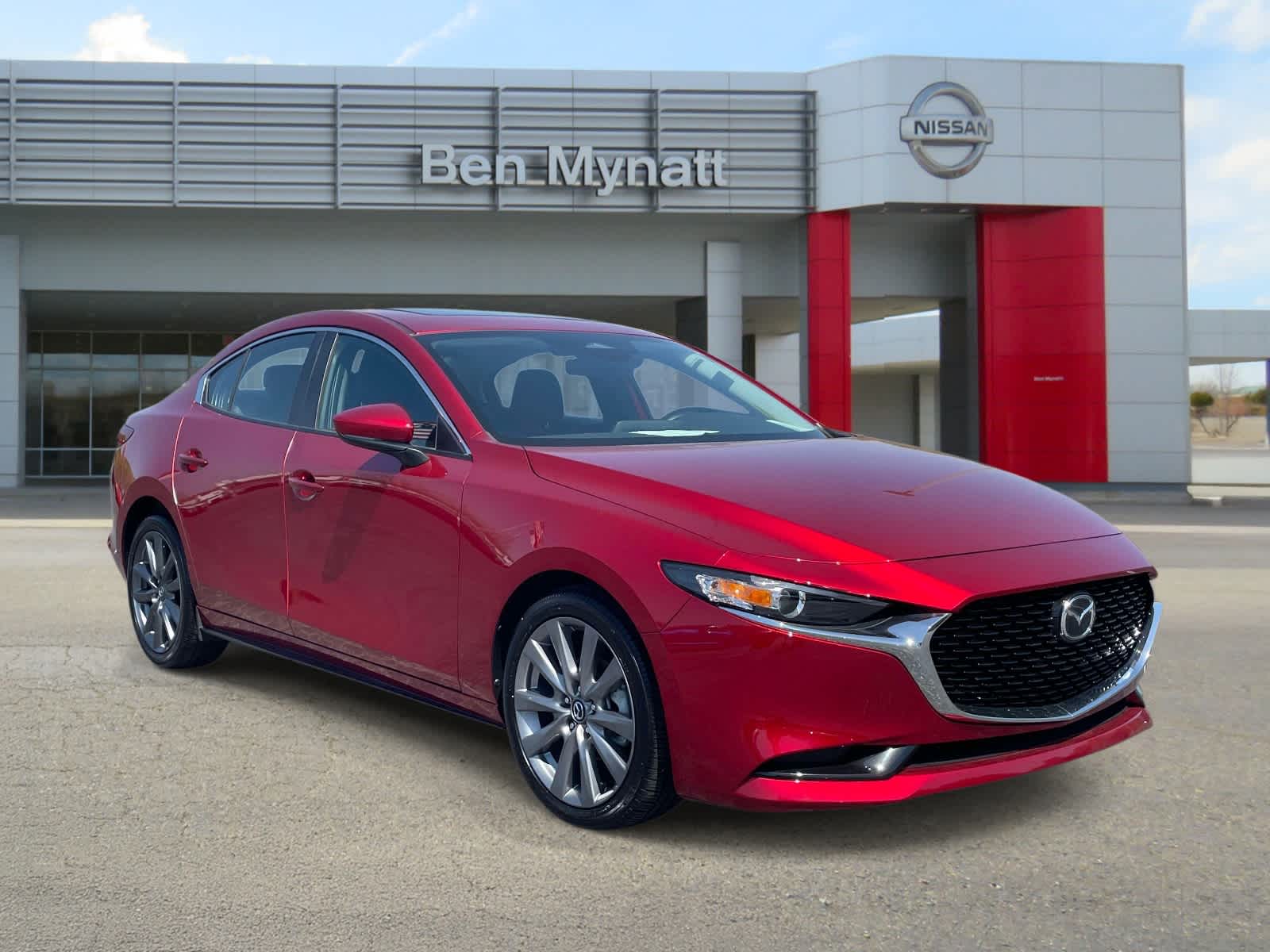 Soul Red Crystal Metallic 2025 Mazda MAZDA3 2.5 S Preferred Sedan FWD Sedan Front-Wheel Drive 6-Speed Automatic