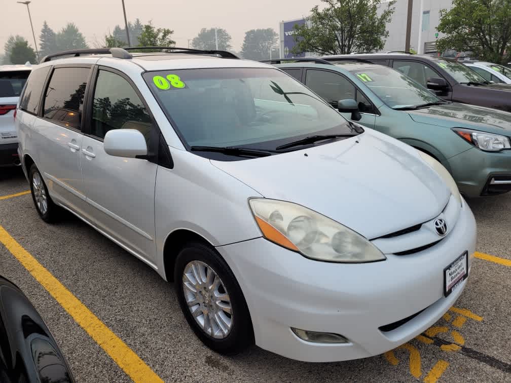 Arctic Frost Pearl 2008 Toyota Sienna Minivan Front-Wheel Drive 5-Speed Automatic