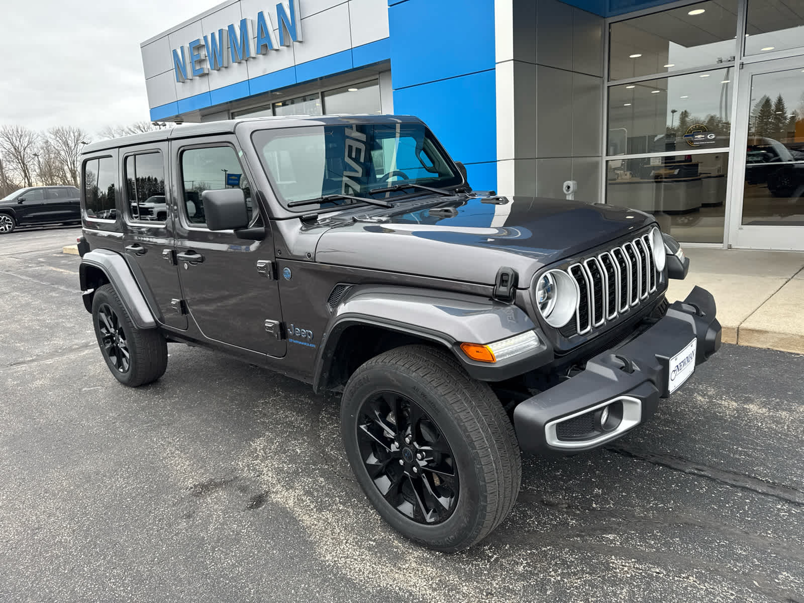 Gray (Granite Crystal Metallic Clearcoat) 2025 Jeep Wrangler 4xe Sahara 4WD SUV / Crossover Four-Wheel Drive 8-Speed Automatic