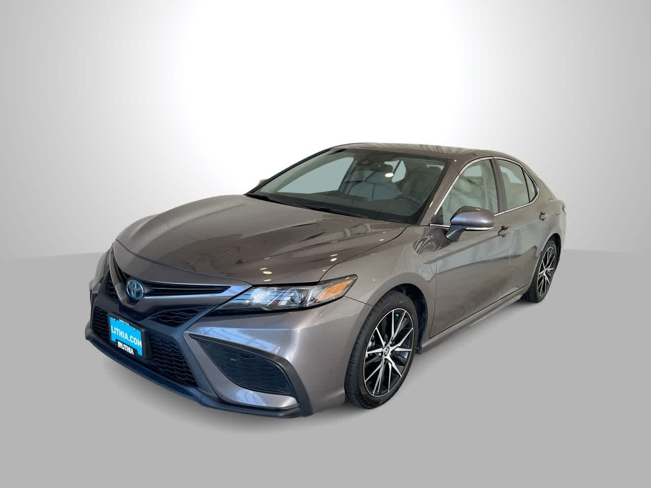 Predawn Gray Mica 2024 Toyota Camry Hybrid Sedan Front-Wheel Drive Continuously Variable Transmission