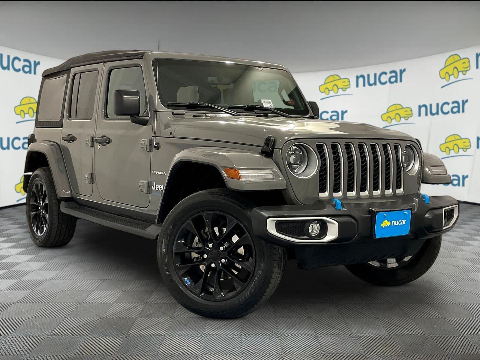 Sting-Gray Clearcoat 2023 Jeep Wrangler 4xe Sahara 4WD SUV / Crossover Four-Wheel Drive 8-Speed Automatic