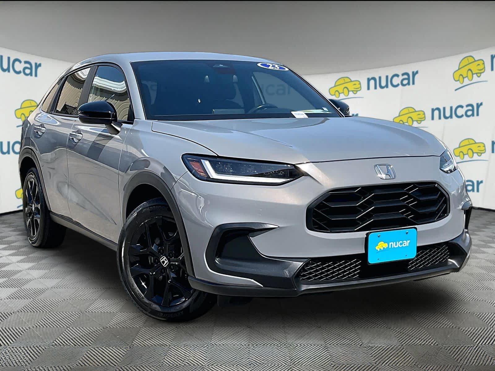 Urban Gray Pearl 2023 Honda HR-V Sport AWD SUV / Crossover All-Wheel Drive Continuously Variable Transmission