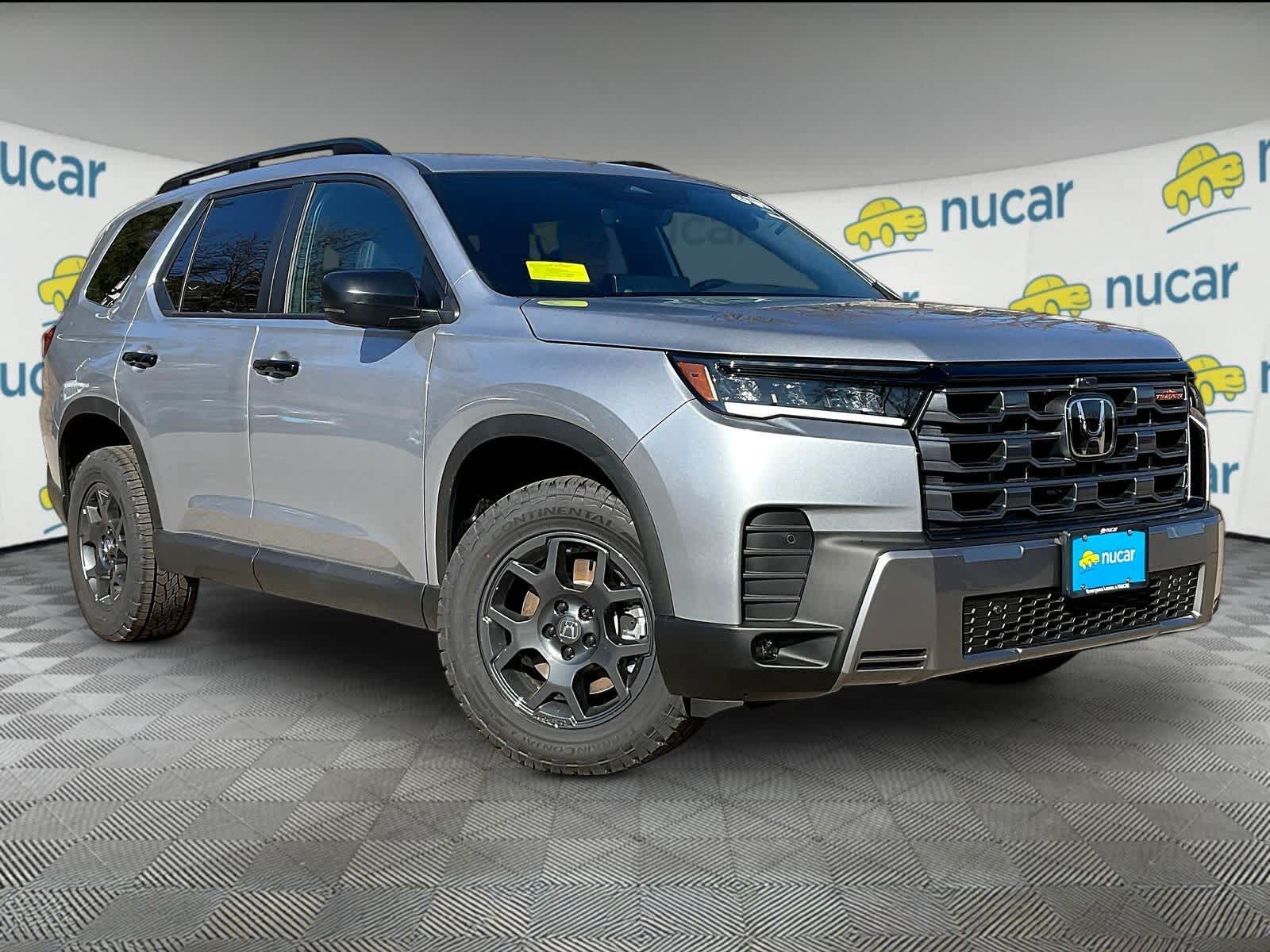 Solar Silver Metallic 2026 Honda Pilot TrailSport AWD SUV / Crossover All-Wheel Drive Automatic