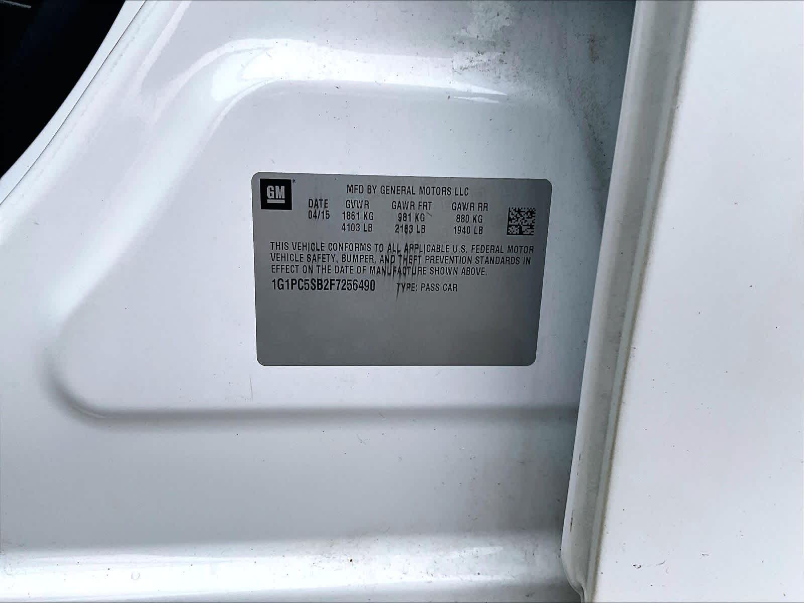 used 2015 Chevrolet Cruze car, priced at $8,431