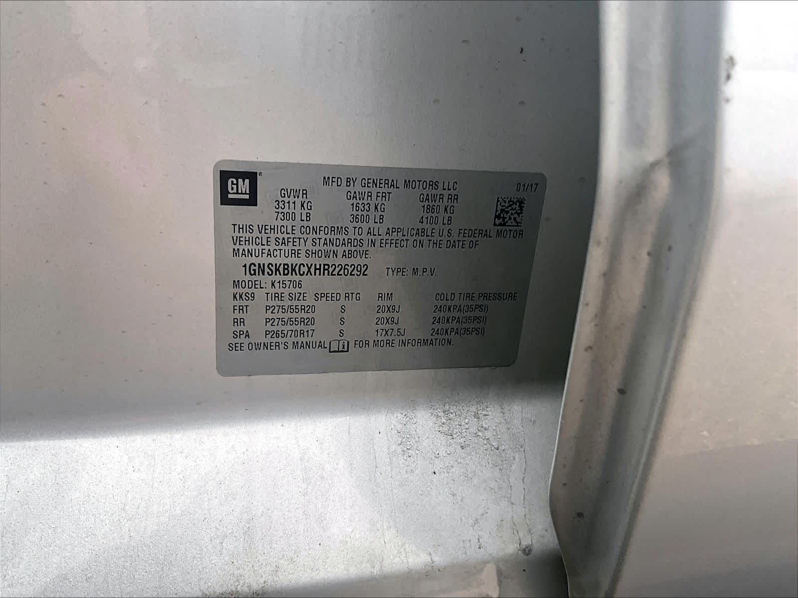 used 2017 Chevrolet Tahoe car, priced at $27,477