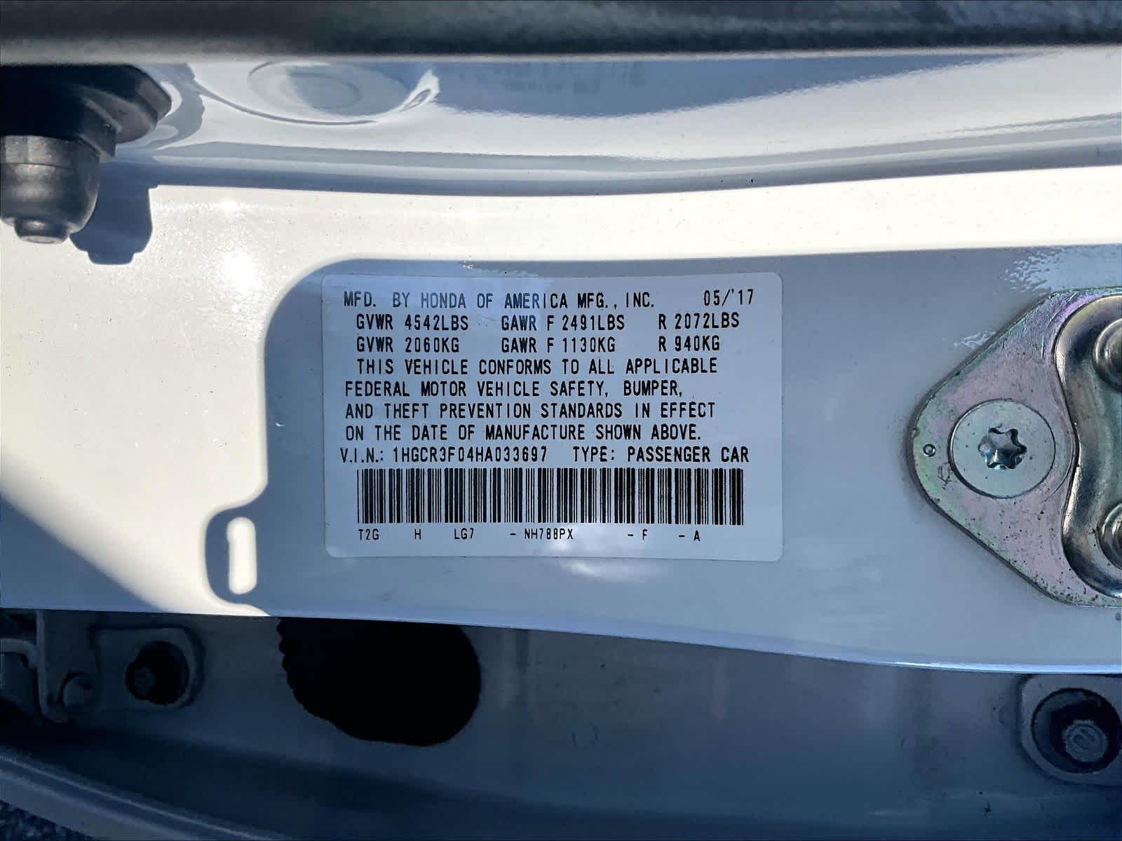 used 2017 Honda Accord Sedan car, priced at $18,997