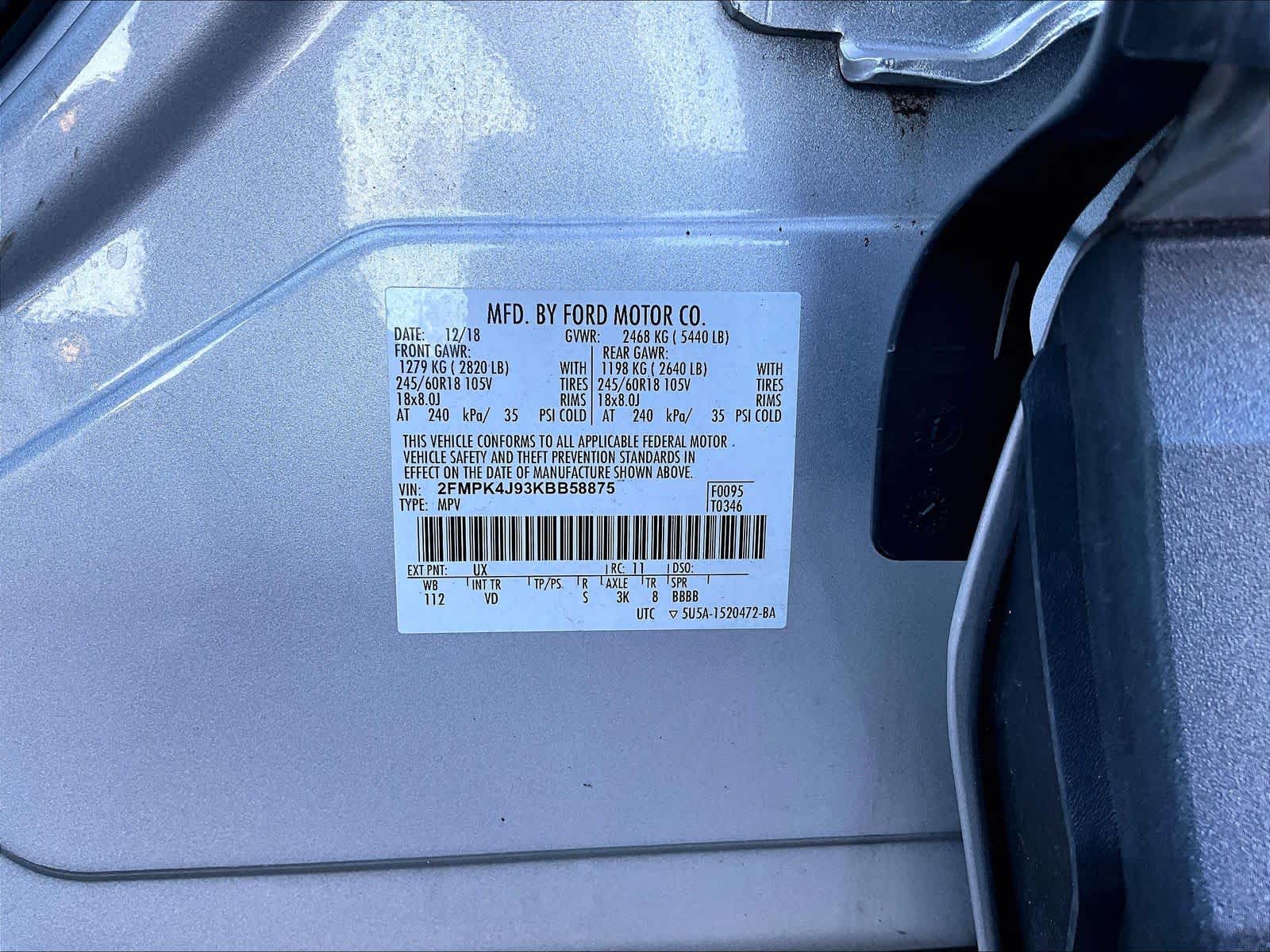 used 2019 Ford Edge car, priced at $14,571