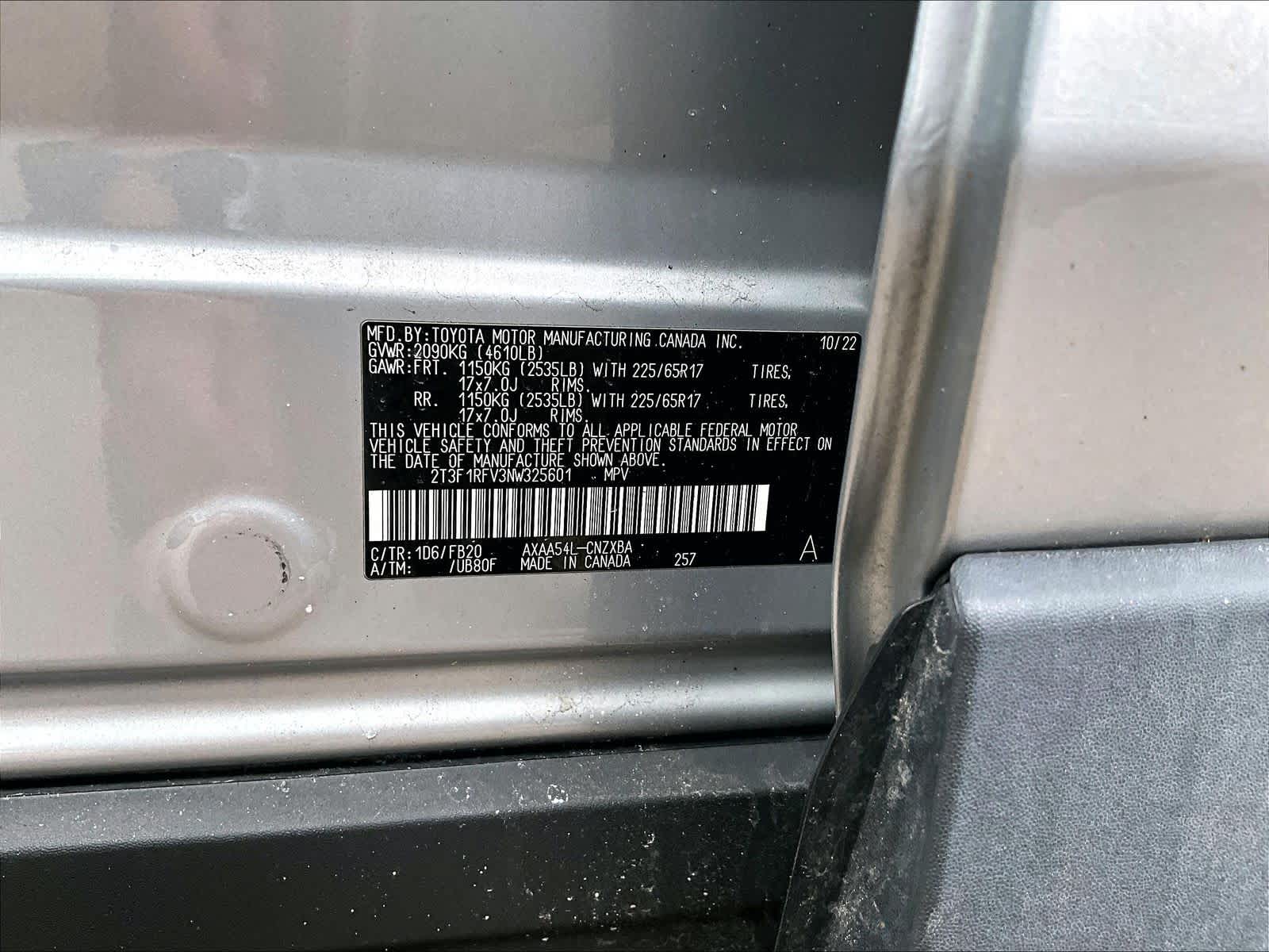 used 2022 Toyota RAV4 car, priced at $26,921