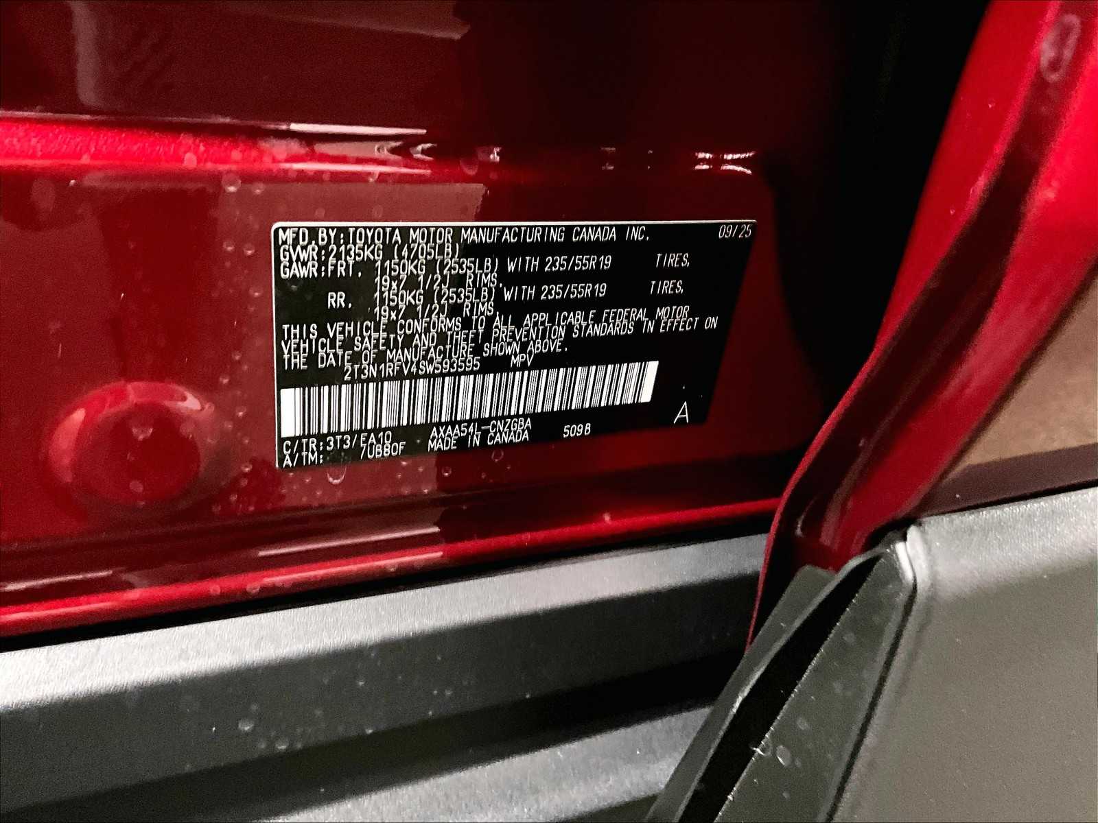 new 2025 Toyota RAV4 car, priced at $41,641