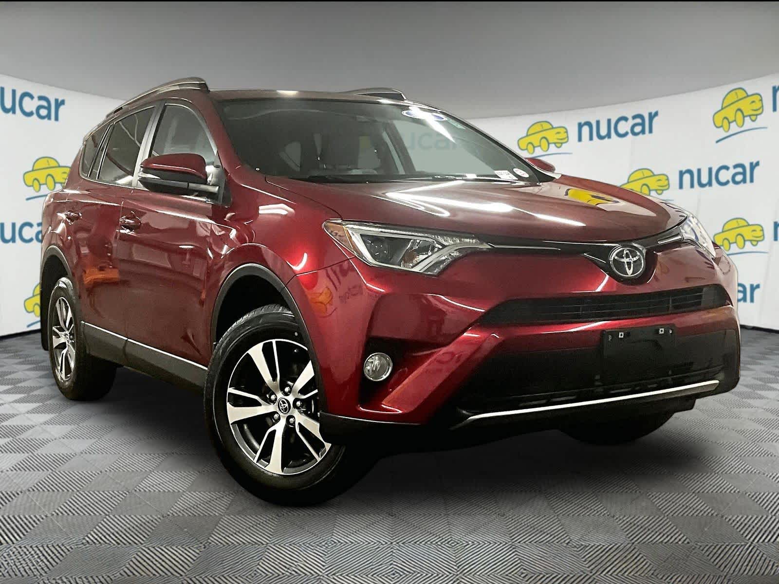 Red (Ruby Flare Pearl) 2018 Toyota RAV4 XLE AWD SUV / Crossover All-Wheel Drive 6-Speed Automatic