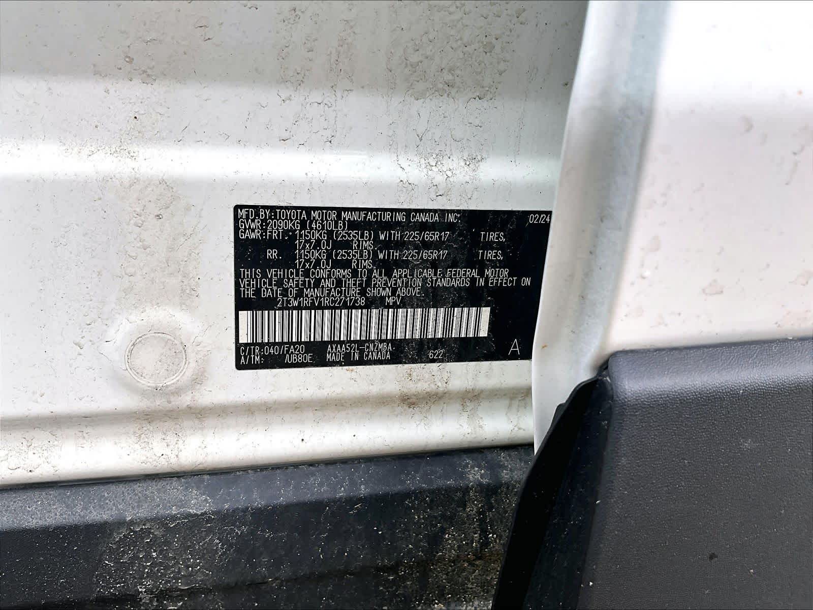 used 2024 Toyota RAV4 car, priced at $27,487