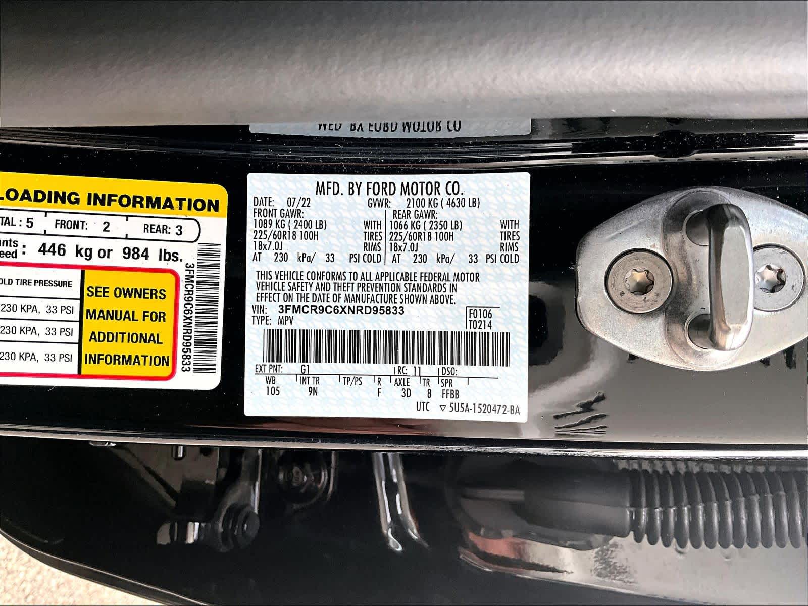 used 2022 Ford Bronco Sport car, priced at $25,997