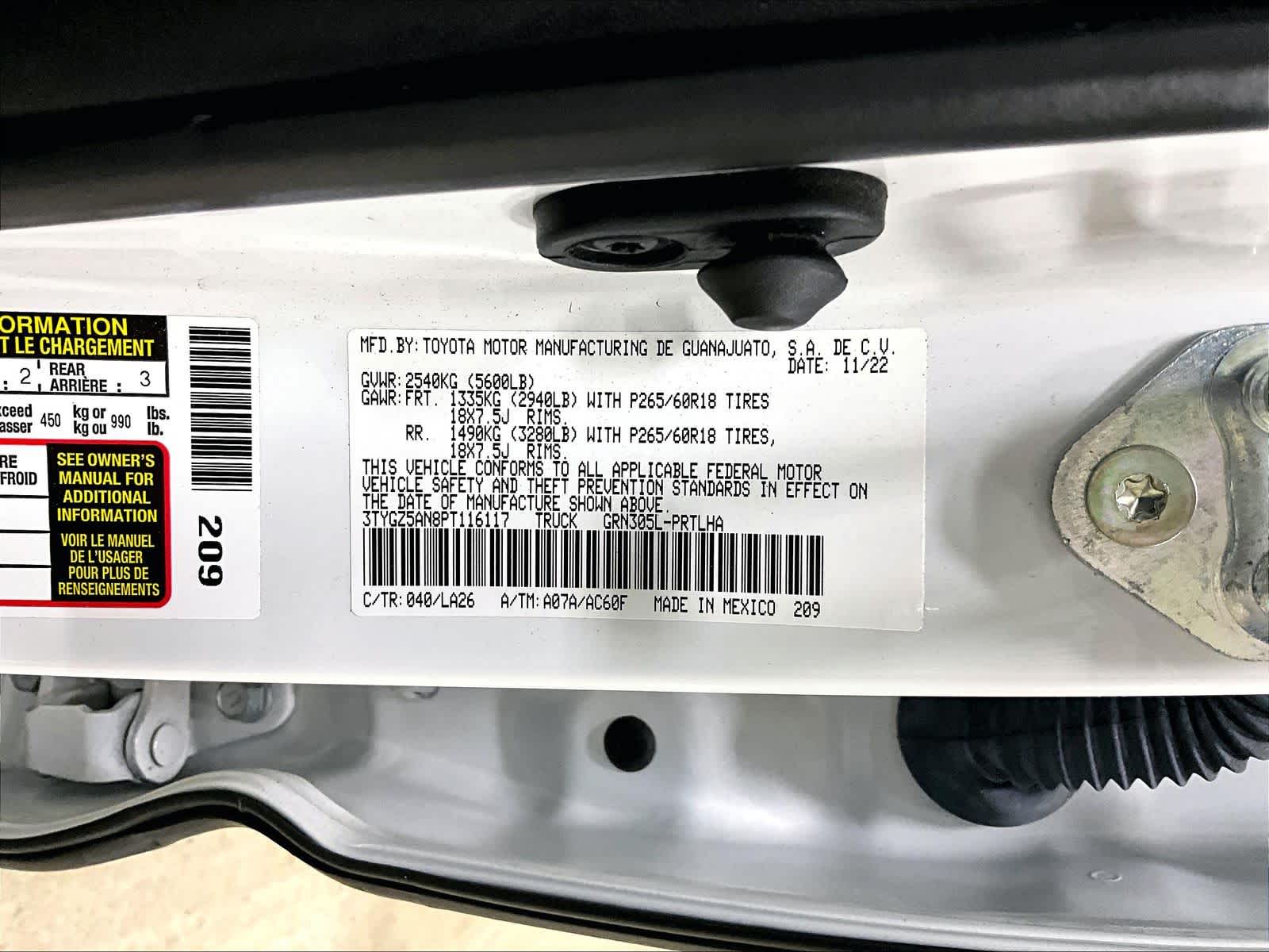 used 2023 Toyota Tacoma car, priced at $40,997