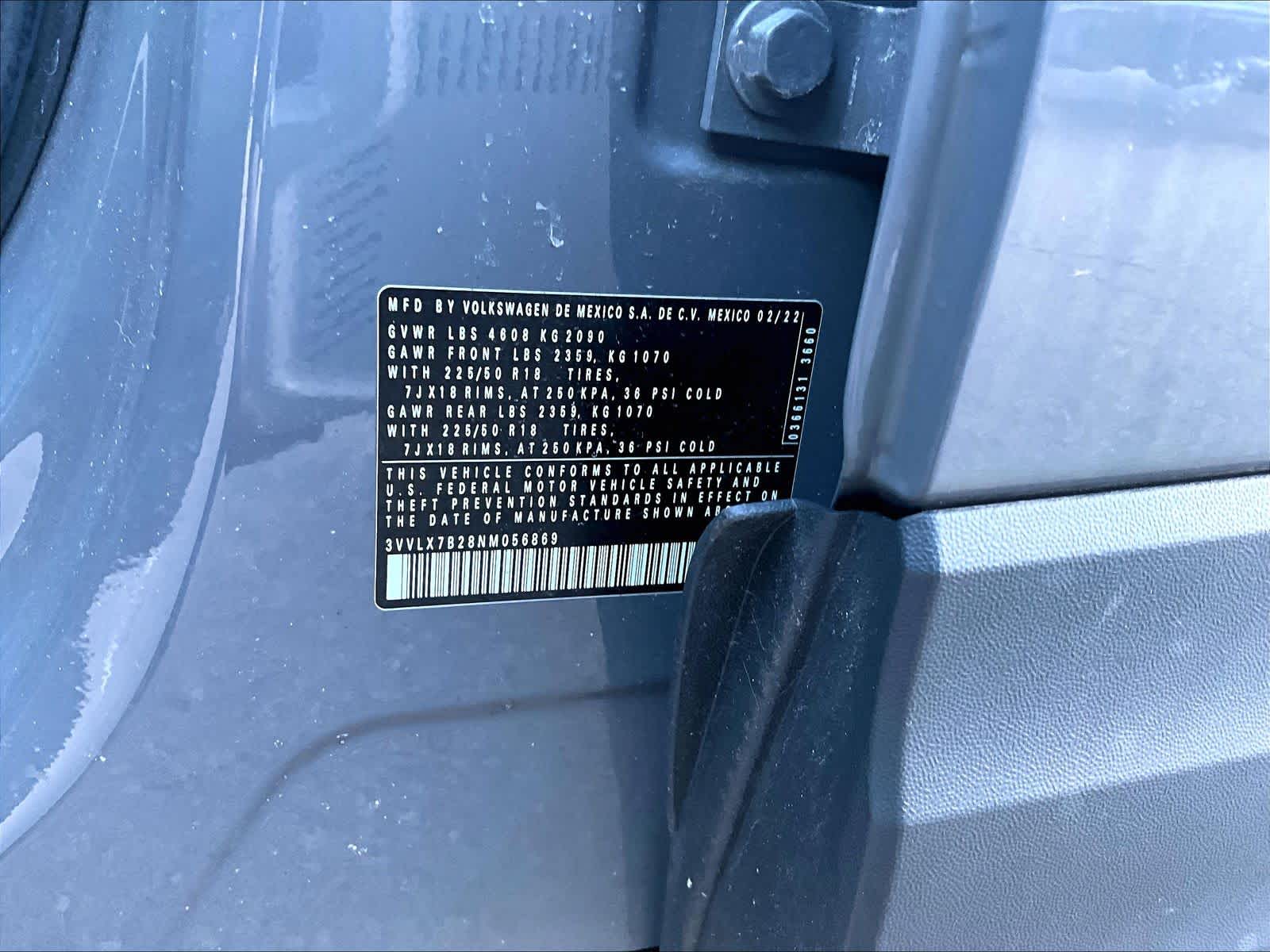 used 2022 Volkswagen Taos car, priced at $18,366