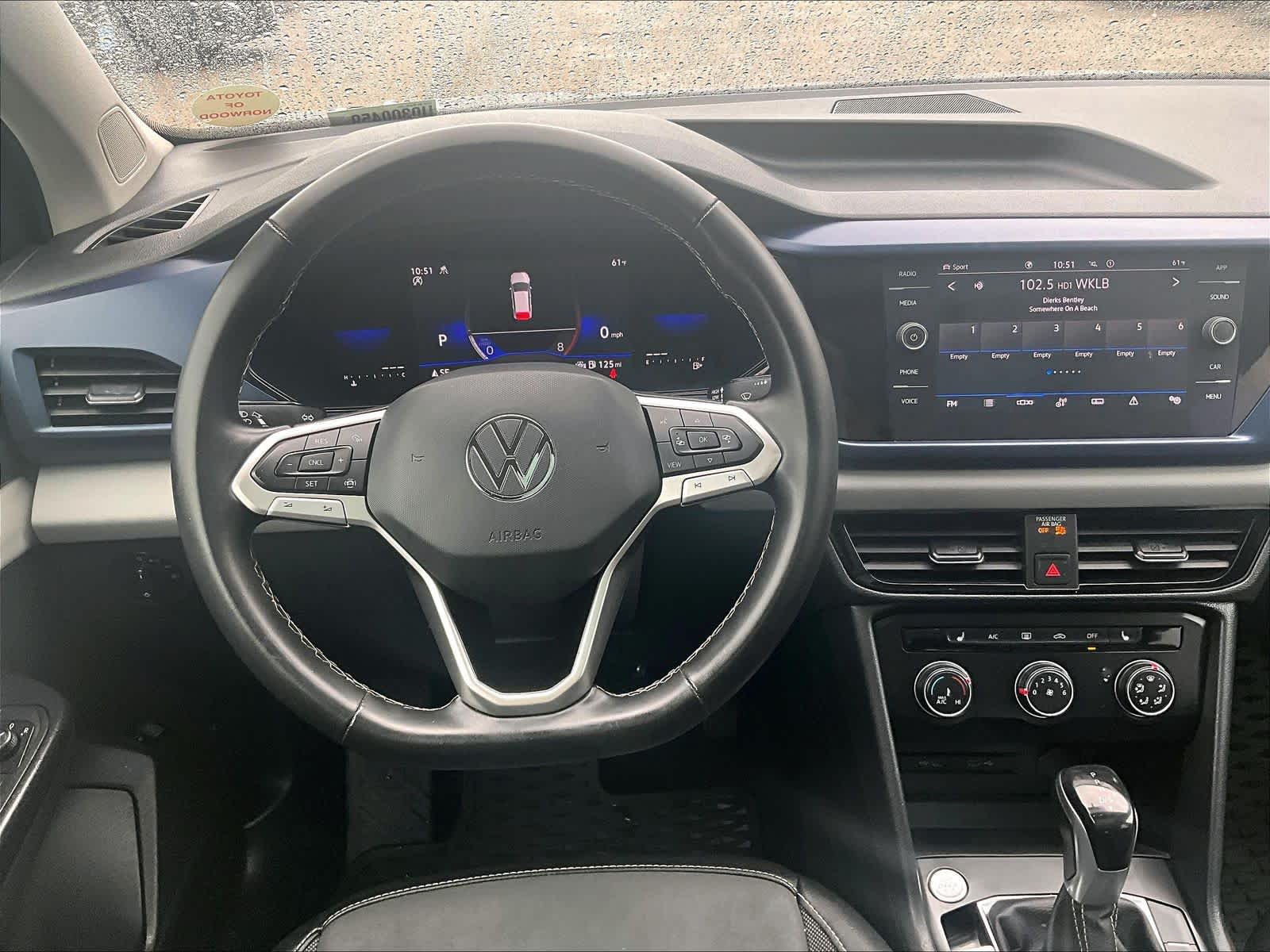 used 2022 Volkswagen Taos car, priced at $17,773