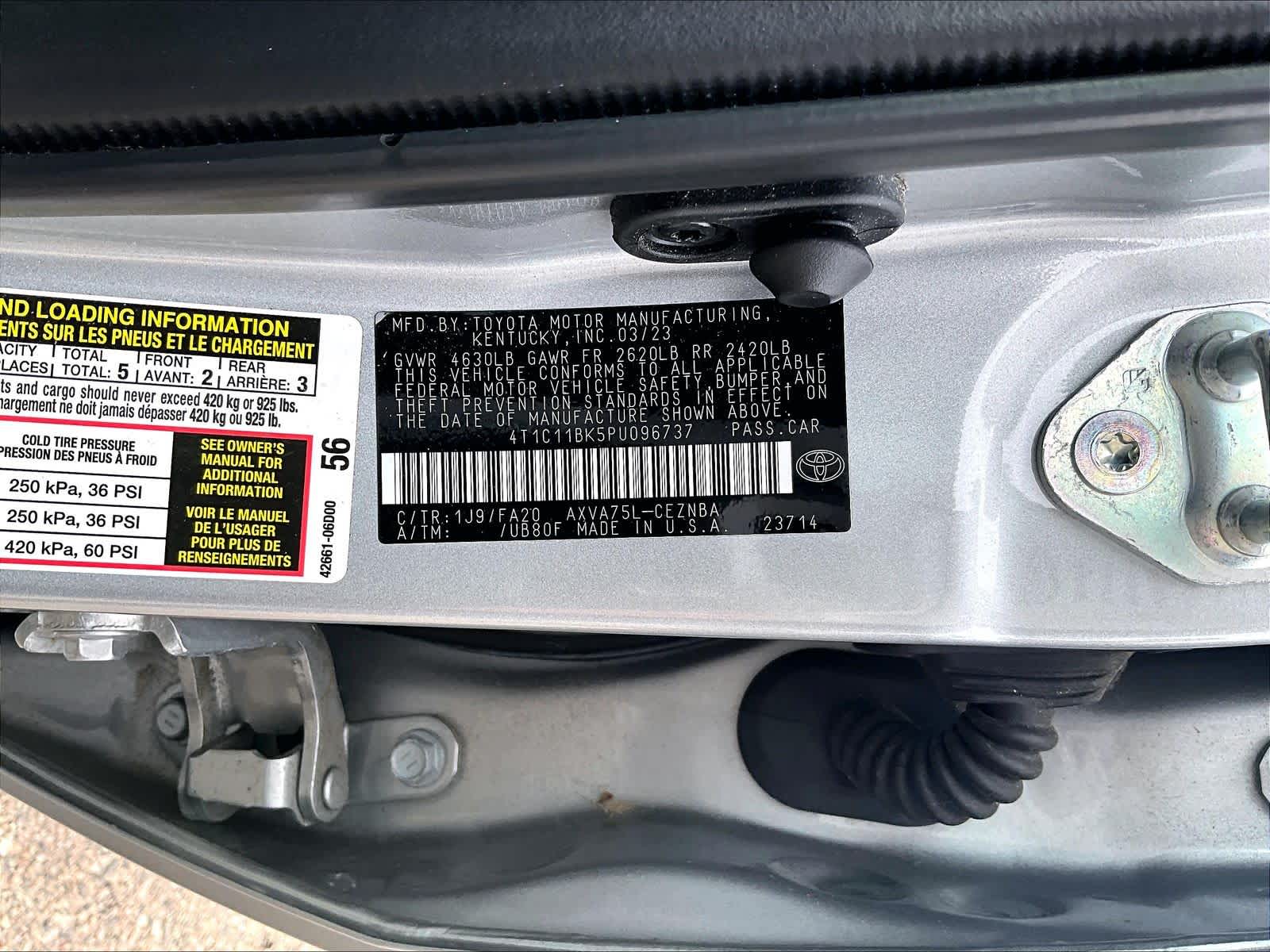 used 2023 Toyota Camry car, priced at $23,987