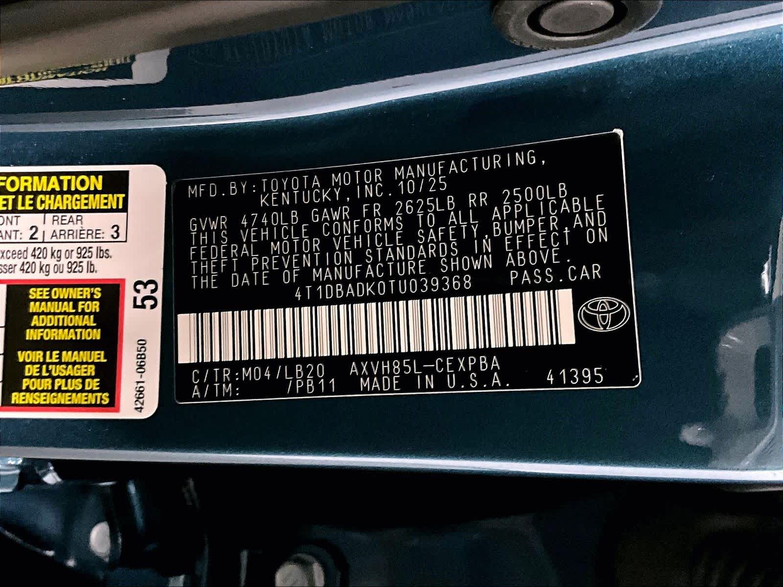 new 2026 Toyota Camry car, priced at $41,306