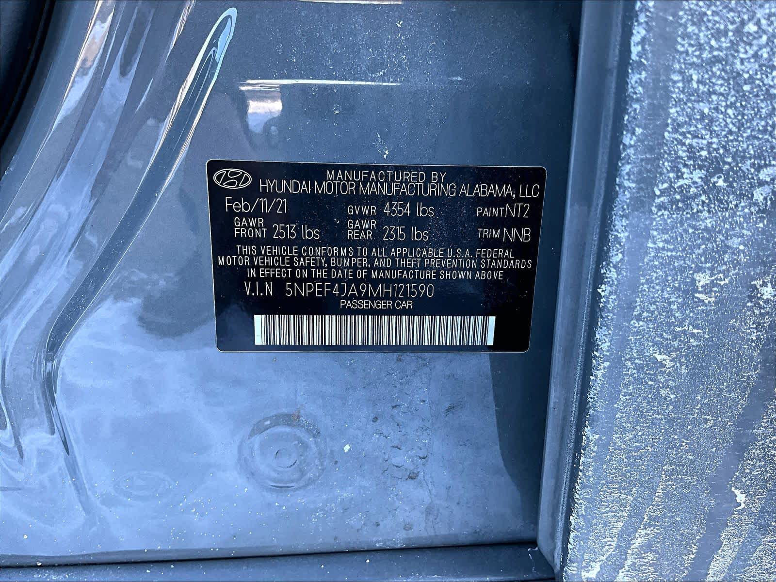 used 2021 Hyundai Sonata car, priced at $16,978