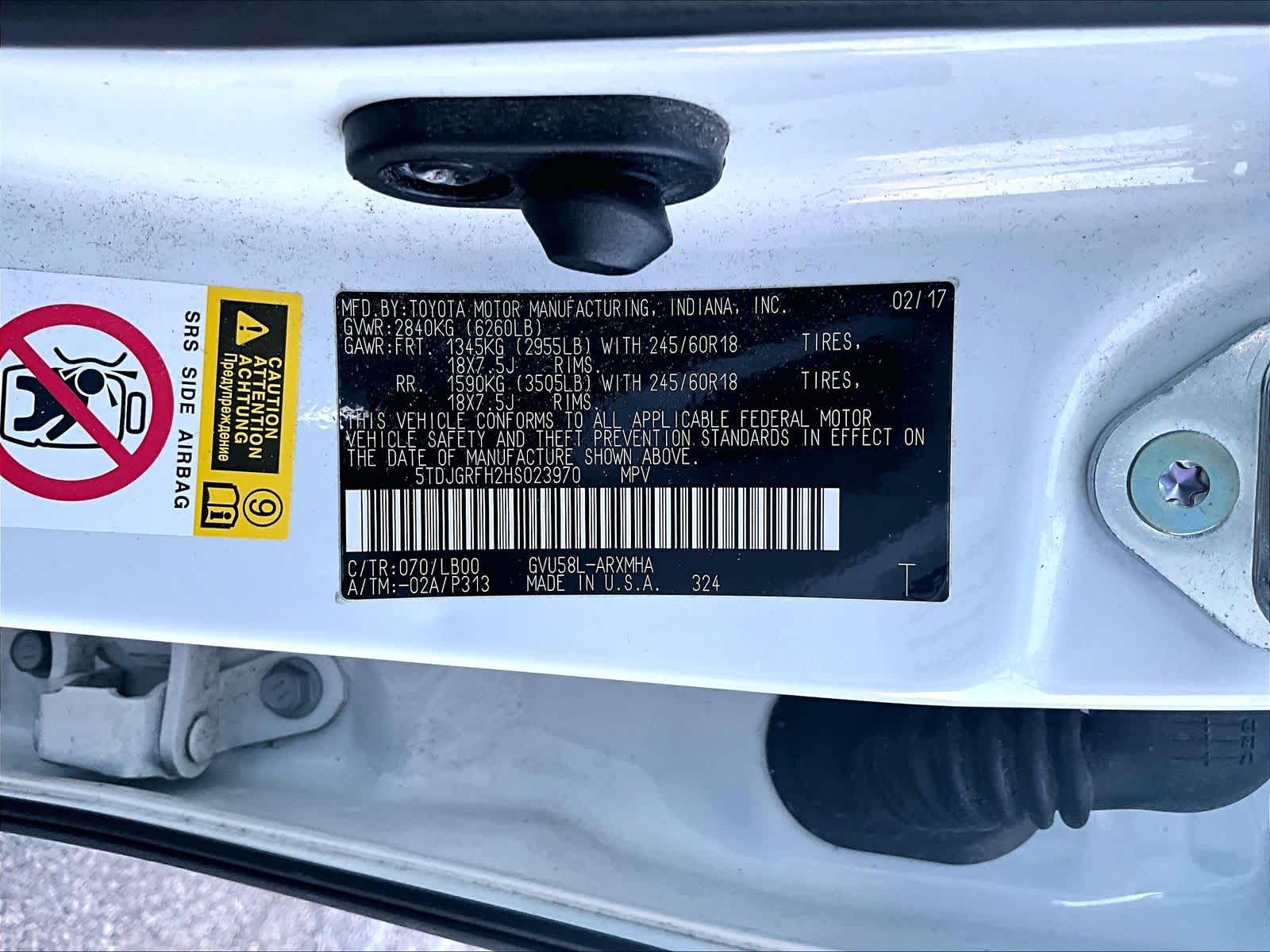 used 2017 Toyota Highlander car, priced at $22,521