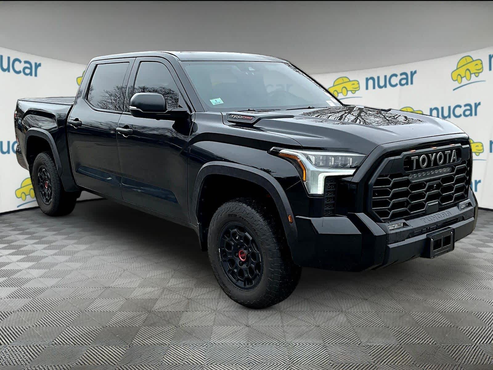 Midnight Black Metallic 2024 Toyota Tundra Hybrid TRD Pro HV CrewMax Cab 4WD Pickup Truck Four-Wheel Drive Automatic