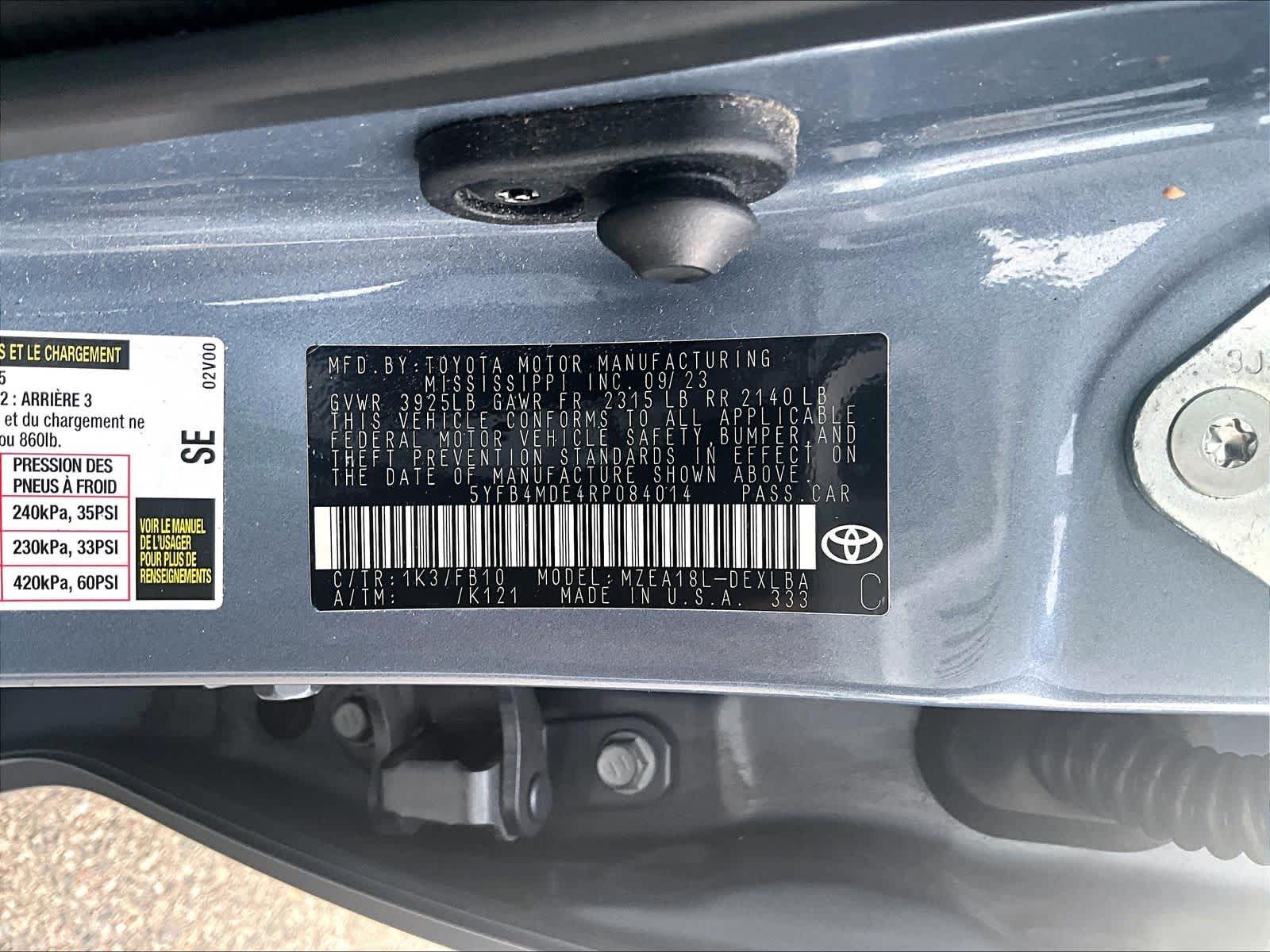 used 2024 Toyota Corolla car, priced at $20,302