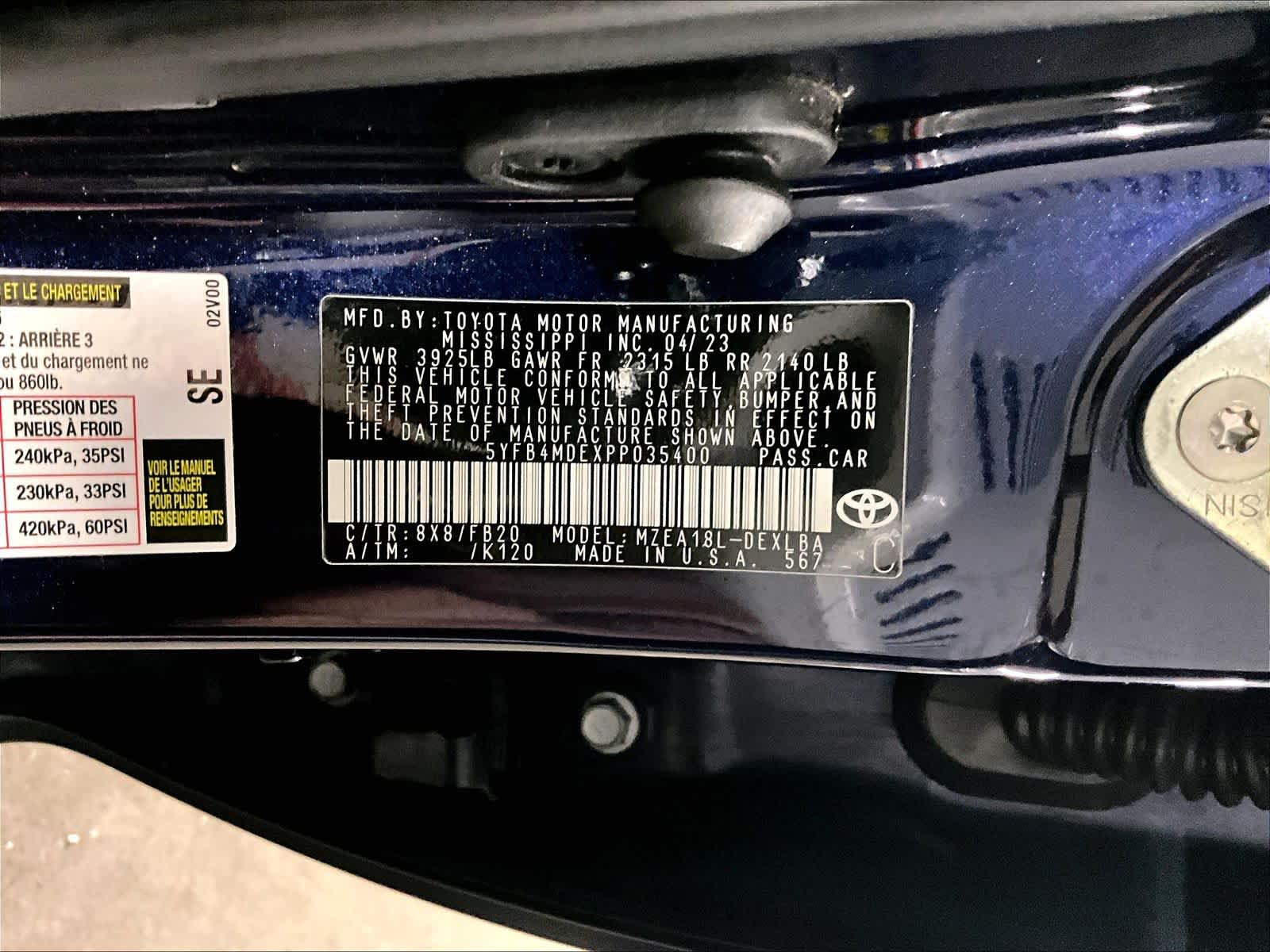 used 2023 Toyota Corolla car, priced at $18,488