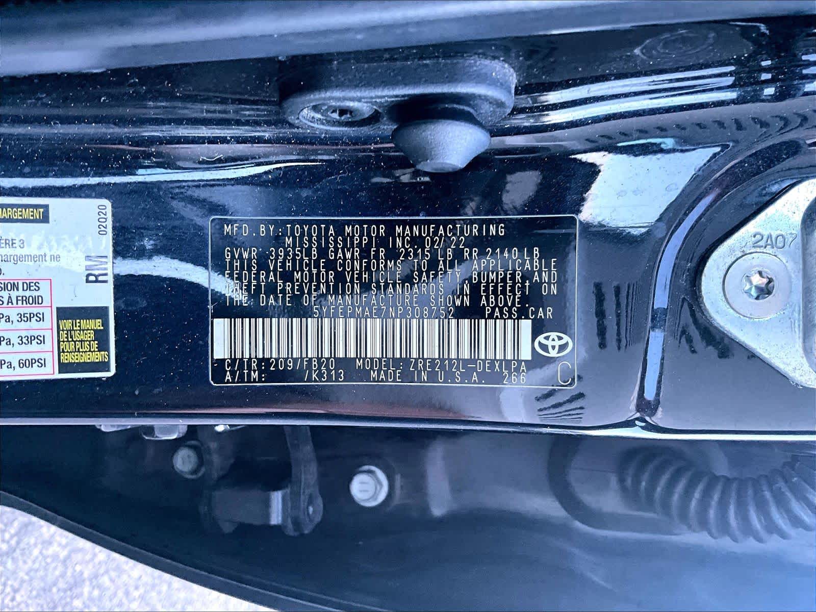 used 2022 Toyota Corolla car, priced at $15,447