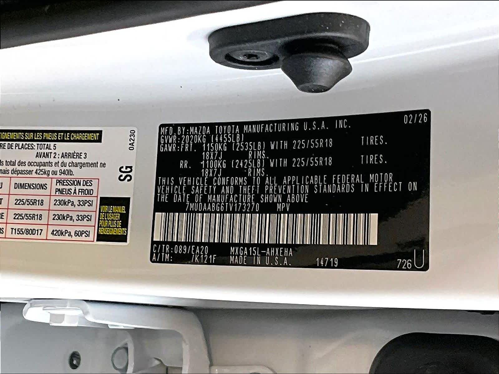 new 2026 Toyota Corolla Cross car, priced at $34,889