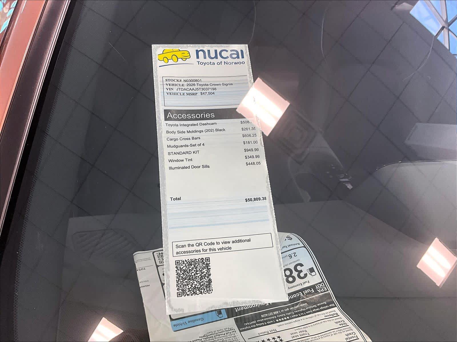 new 2026 Toyota Crown Signia car, priced at $43,922