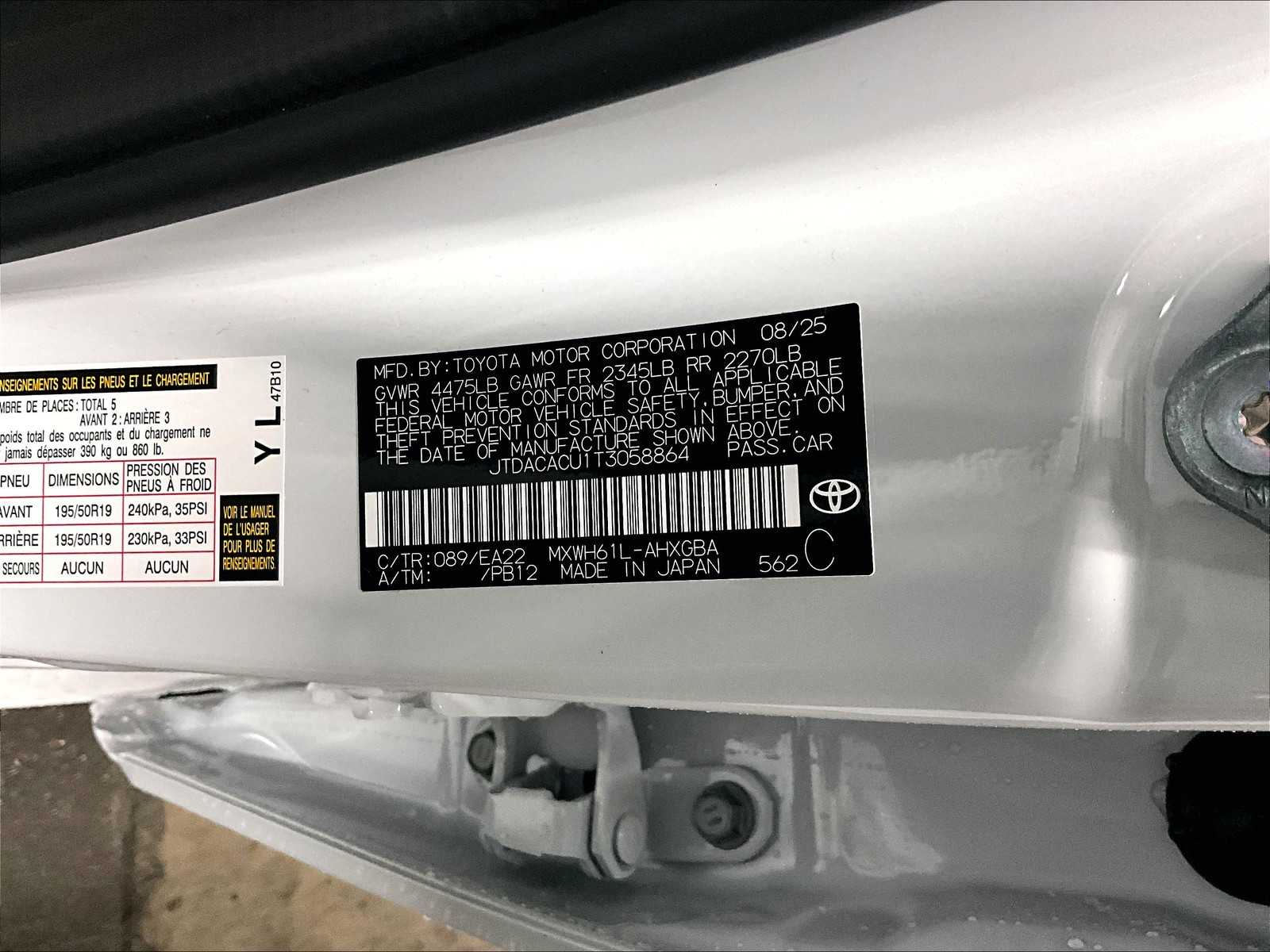 new 2026 Toyota Prius Plug-In Hybrid car, priced at $38,307