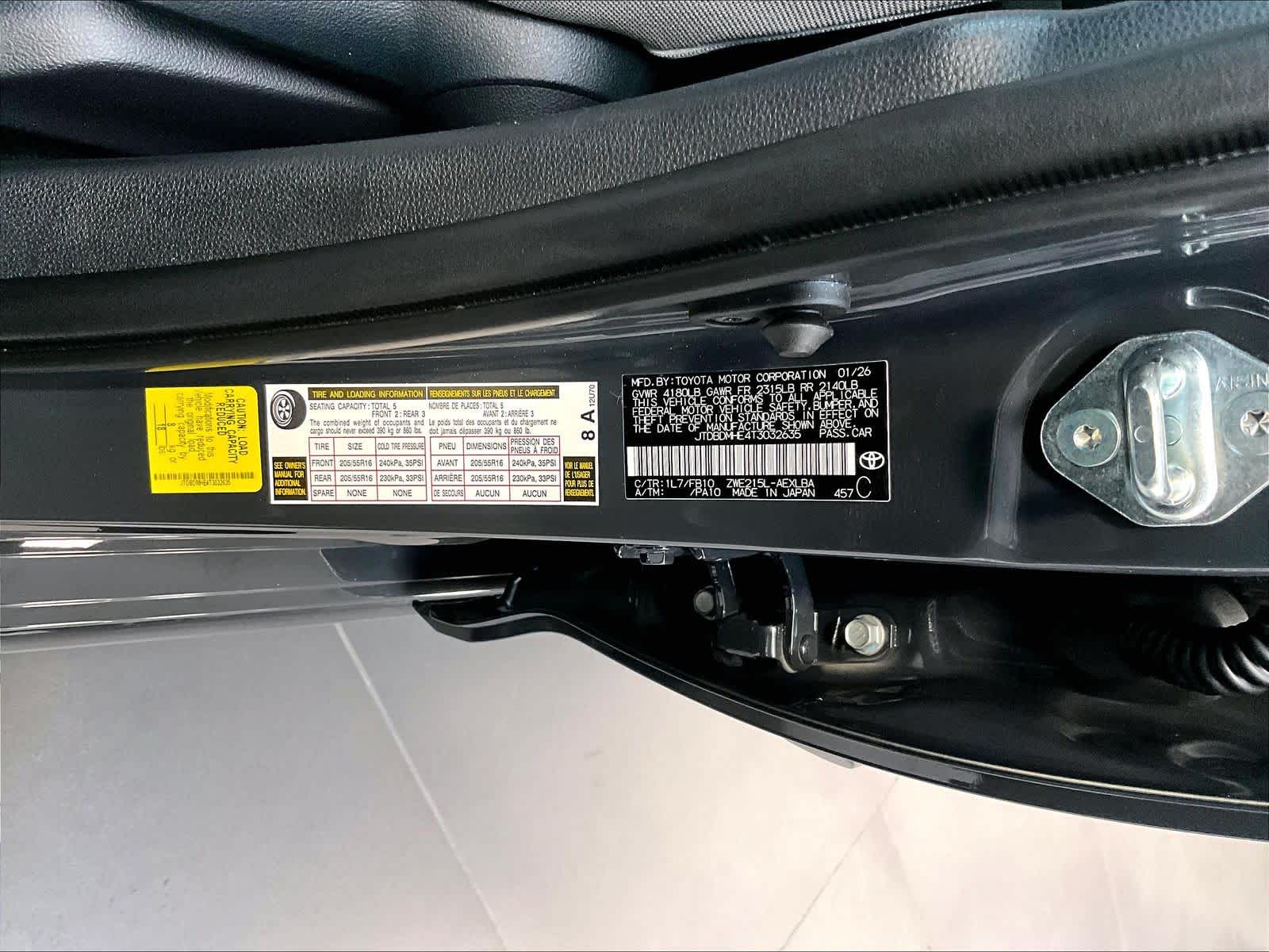 new 2026 Toyota Corolla car, priced at $26,280