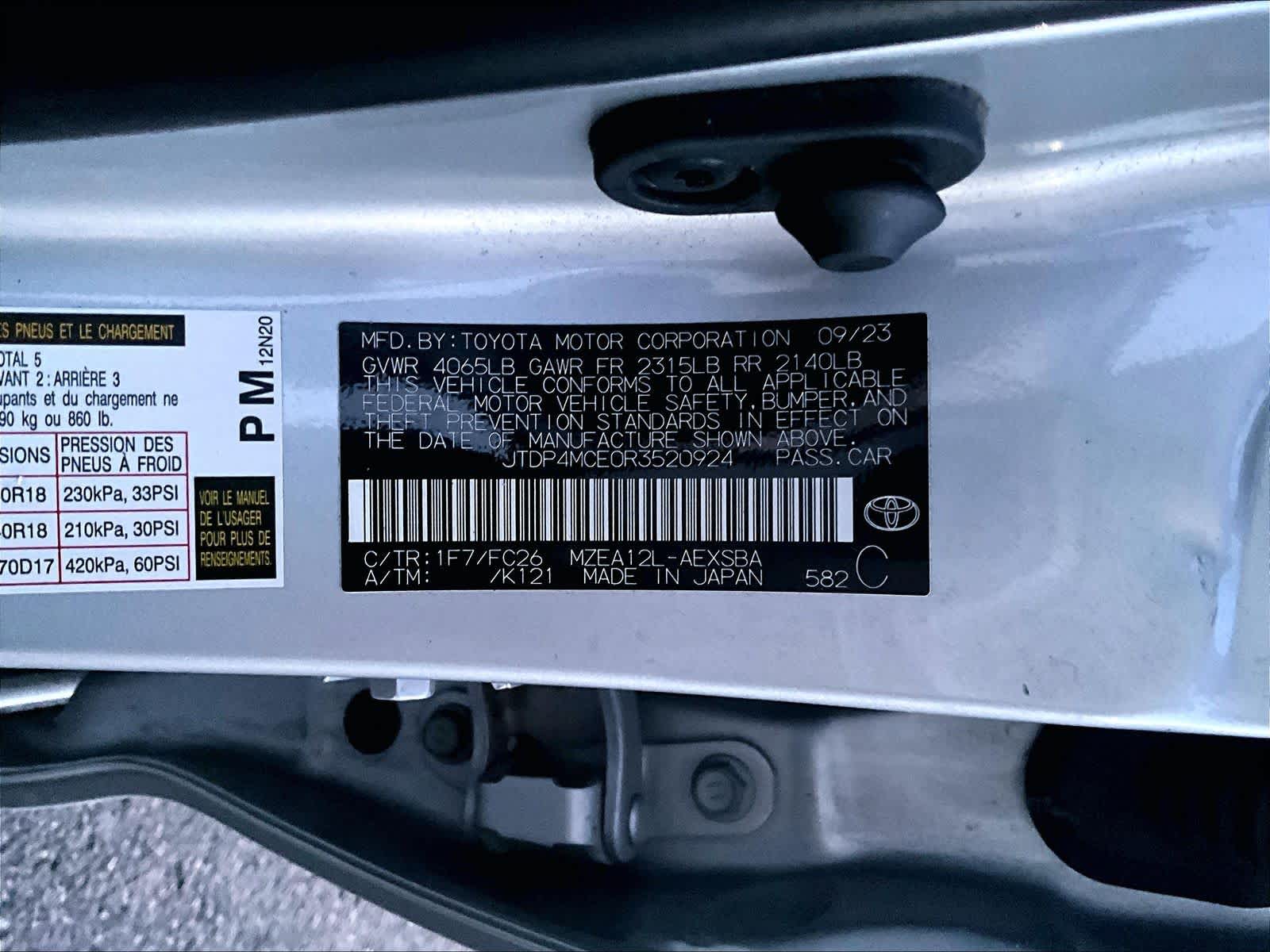 used 2024 Toyota Corolla car, priced at $21,285